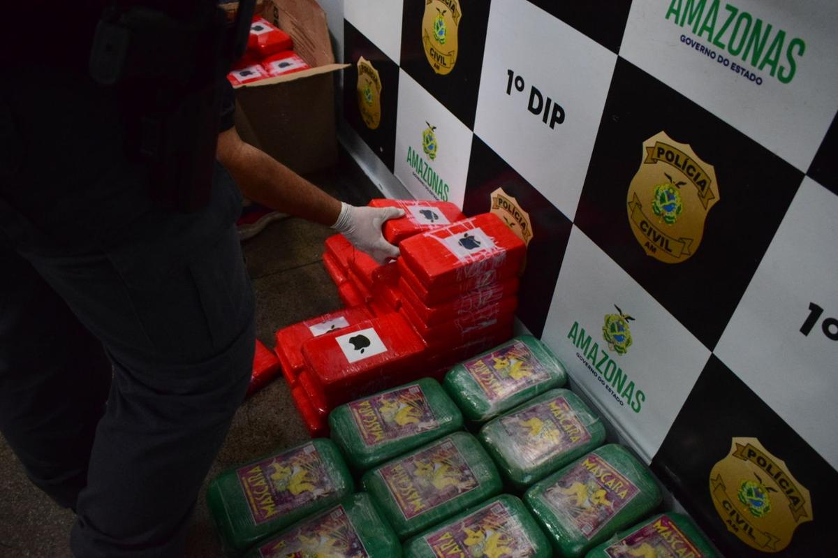 Em Manaus, polícia apreende mais de 300 quilos de drogas avaliadas em R$ 3 milhões