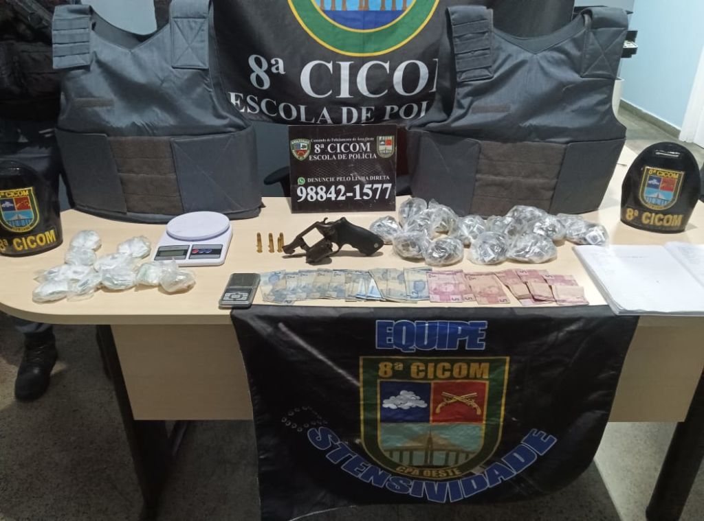 Homem conhecido como ‘Piranha’ é preso após ordenar ataques à viaturas em Manaus.