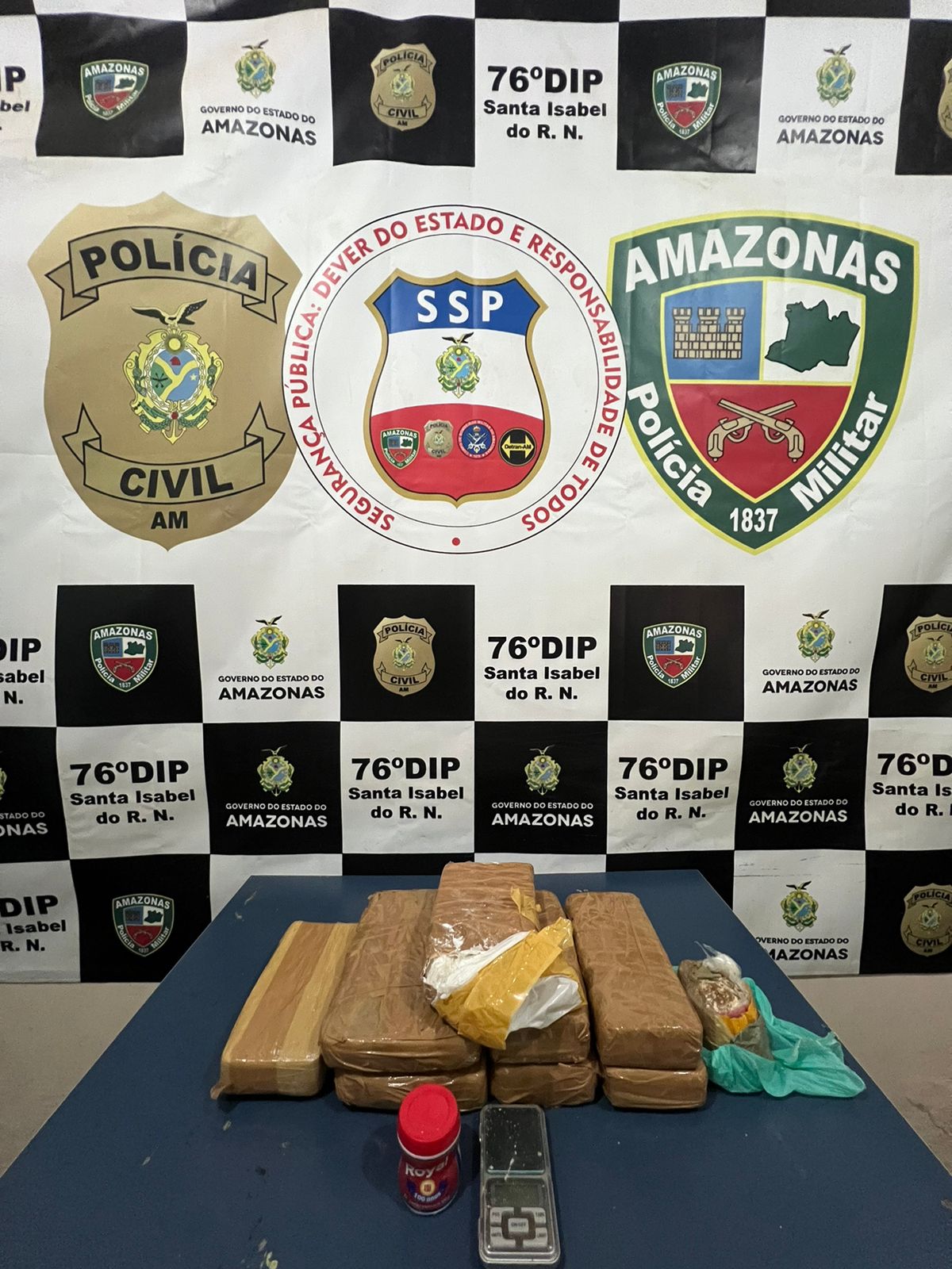 Homem é preso pela Polícia Civil com cocaína, skunk, crack e material utilizado no tráfico em Santa Isabel do Rio Negro