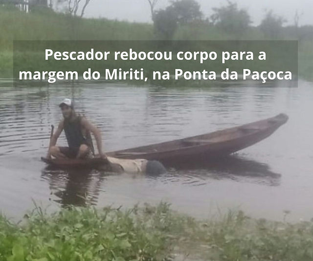 Corpo é encontrado boiando no Rio miriti, em Manacapuru