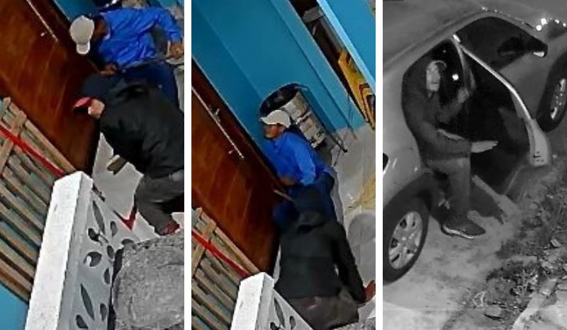 Assalto em residência: câmeras flagram ação criminosa com pé-de-cabra na Zona Norte da Capital, veja vídeos