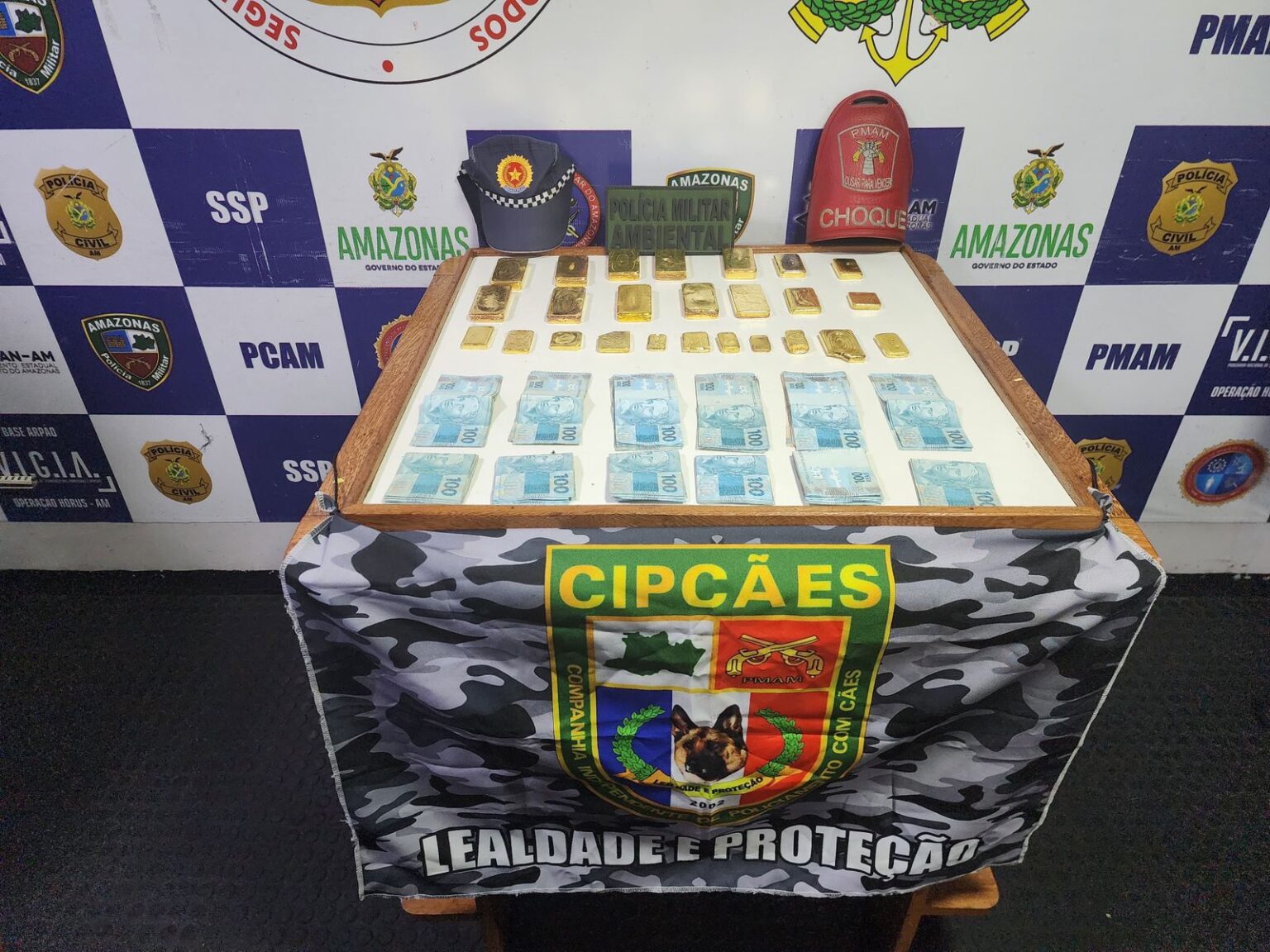 Base Arpão 1: Homem é preso com 14,5 quilos de ouro pelas Forças de Segurança em Coari