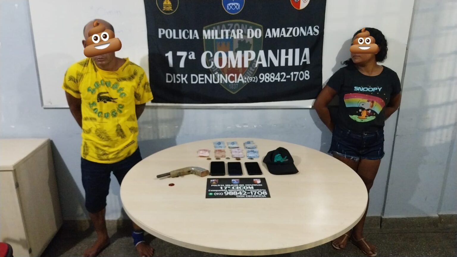 Dupla é presa após cometer ‘arrastões’ na zona Leste de Manaus