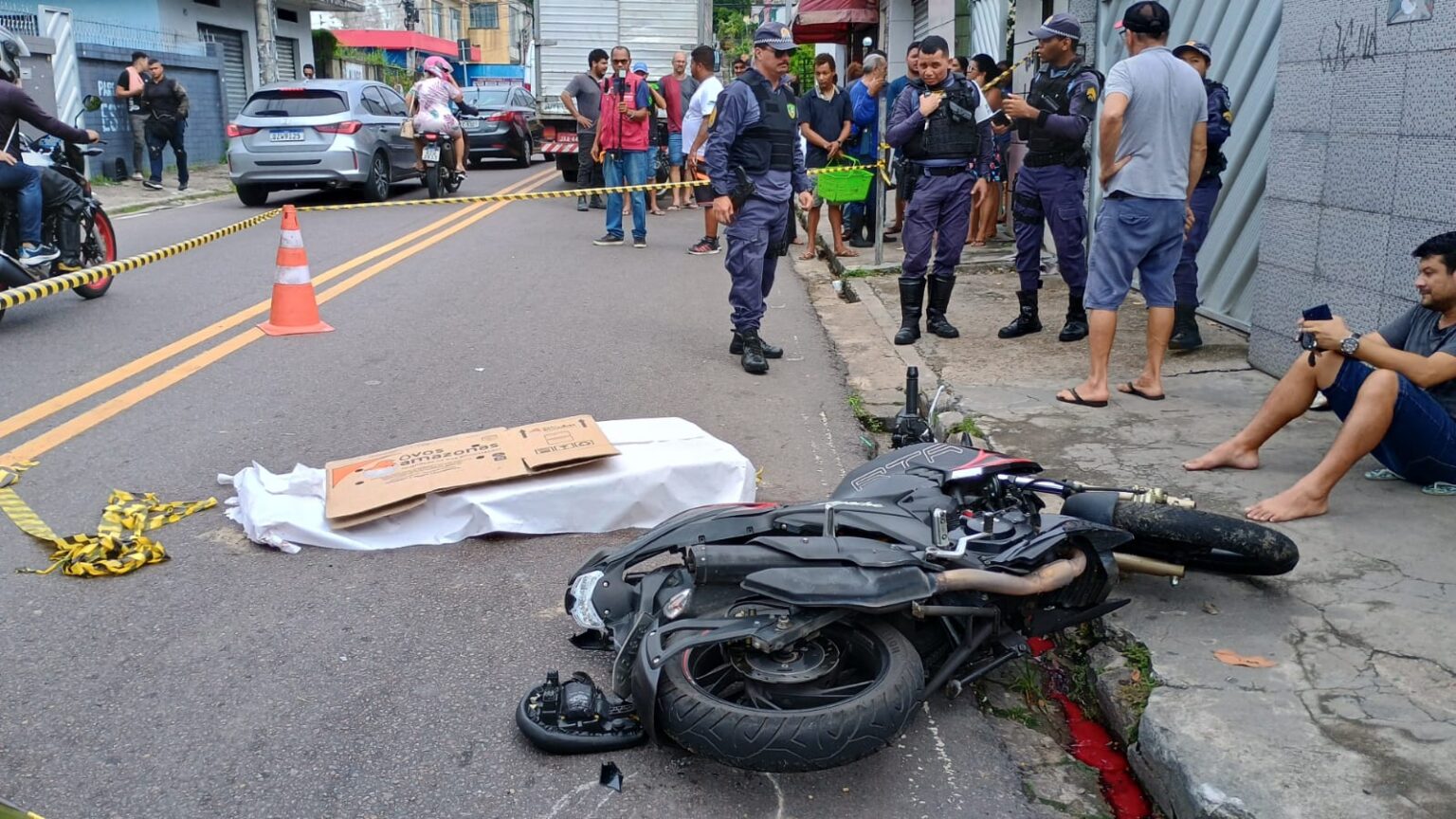 Jovem tem cabeça esmagada em acidente na zona sul de Manaus