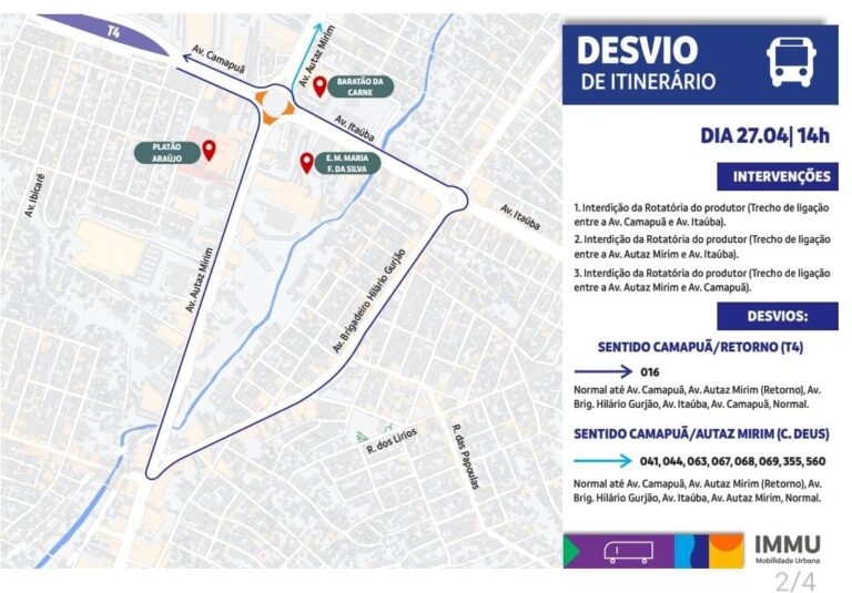 Prefeitura altera trânsito e transporte para avanço nas obras do viaduto Rei Pelé neste sábado