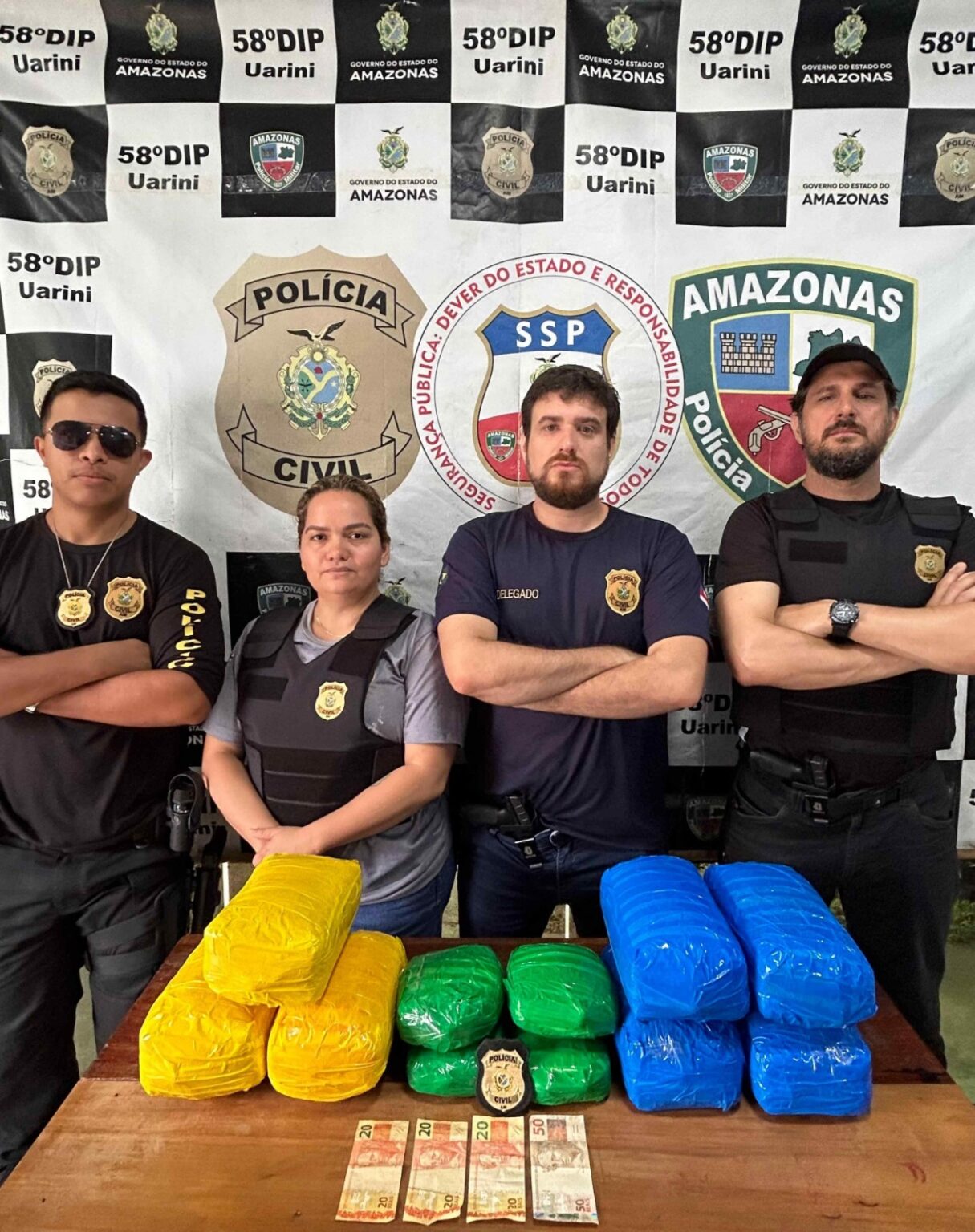 Em Uarini, PC-AM prende homem e apreende tabletes de drogas avaliadas em mais de R$ 100 mil