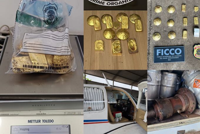Com o apoio da PC-AM, PF apreende 3,8 kg de ouro avaliados em R$ 1,5 milhão, em Porto Velho