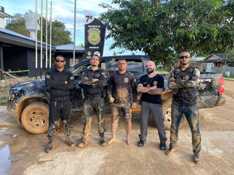 Em Eirunepé, PC-AM prende trio por envolvimento em homicídio qualificado