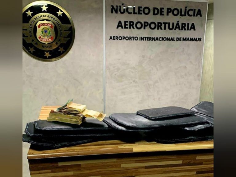 PF prende casal de colombianos com cocaína no aeroporto de Manaus