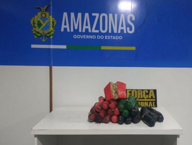 Entorpecentes avaliados em R$ 600 mil são descobertos em embarcação no AM
