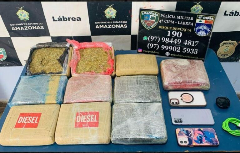 Mulheres são detidas com drogas escondidas em edredons em Lábrea