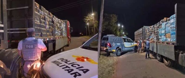 Traficante é preso com quase 2 toneladas de maconha em caminhão no interior