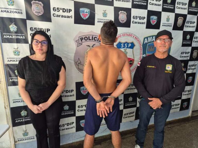 Homem é preso em Carauari após ameaçar e perseguir ex-companheira