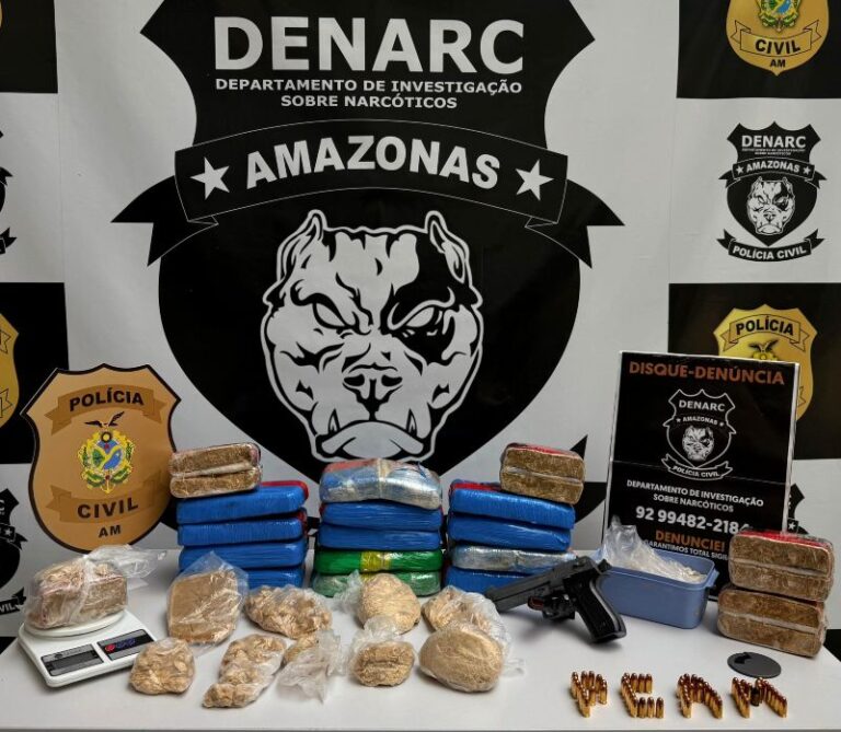 Homem é preso com 20 quilos de cocaína na zona norte da capital