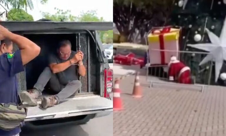 Operador de guindaste fantasiado de Papai Noel é solto após acidente fatal no Centro de Manaus