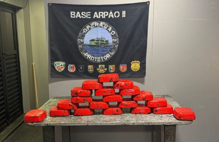Base Arpão 2: PMAM apreende 21 kg de pasta-base avaliados em mais de R$ 1 milhão