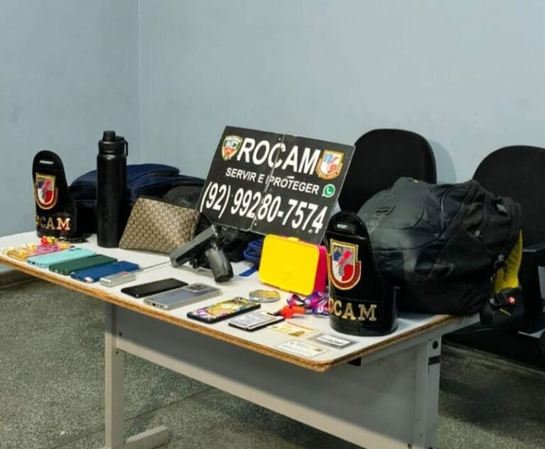 VÍDEO: quadrilha suspeita de arrastões é presa com celulares e dispositivo ‘Chapolin’ em Manaus