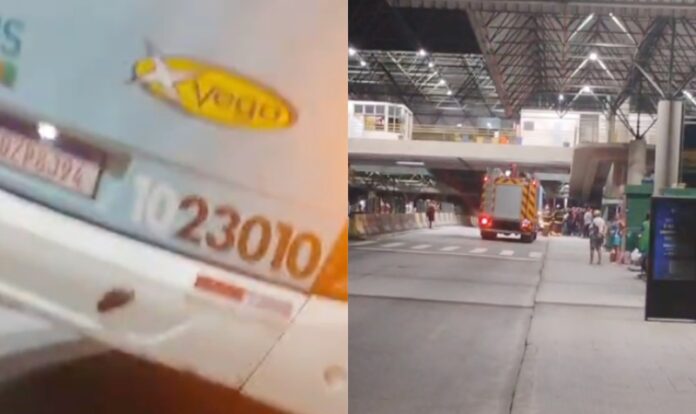 VÍDEO! Homem fica em estado gravíssimo após ser atropelado por ônibus no Terminal 4, em Manaus