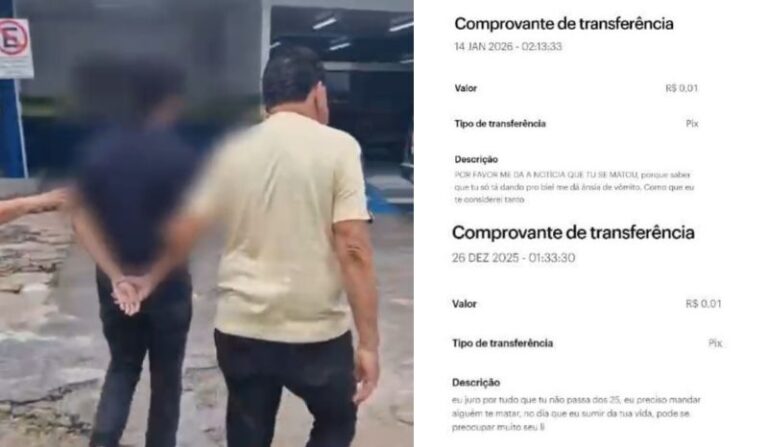 Homem é preso em Manaus por ameaçar ex-namorada de morte por mensagens enviadas via Pix