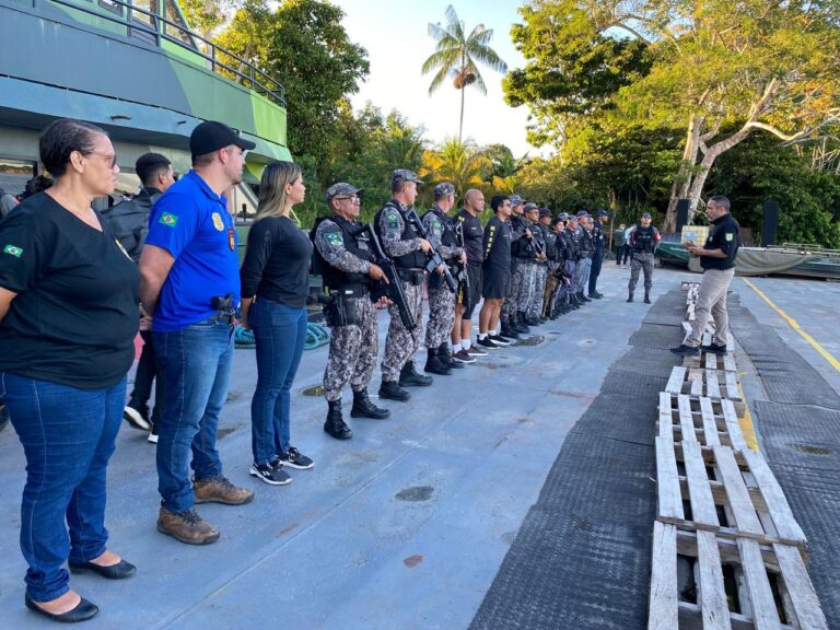 Bases Fluviais aumentam combate ao narcotráfico e mantém segurança fortalecida em municípios das Calhas dos rios Solimões, Negro e Amazonas